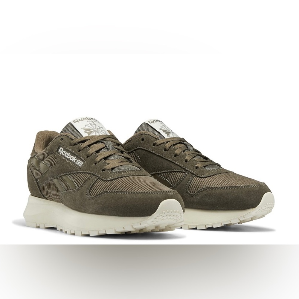 Reebok Women's Classic Leather Sp Sneaker Dark Green